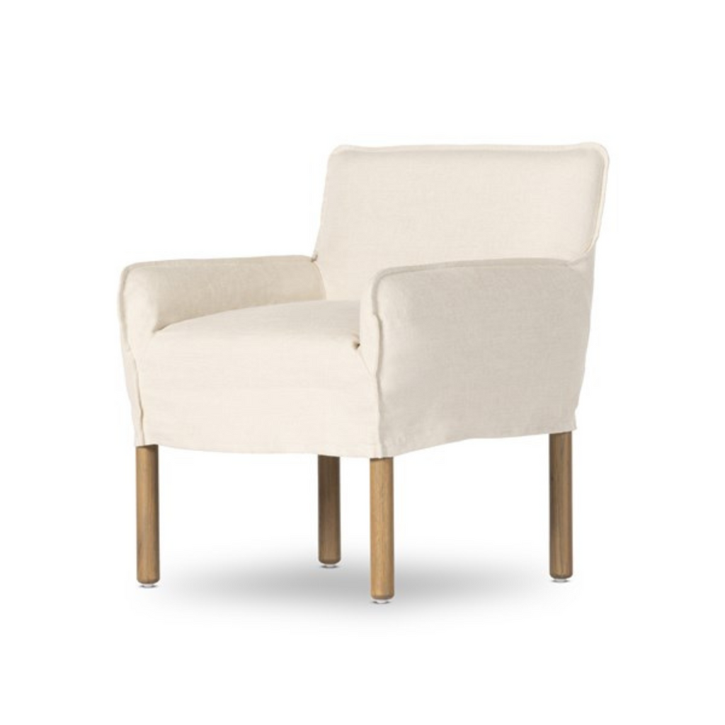 ADDINGTON SLIPCOVER DINING CHAIR - MAK & CO