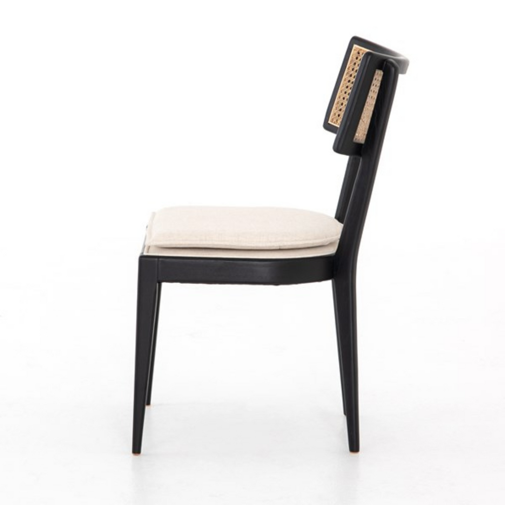 BRITT DINING CHAIR IN BLACK - MAK & CO