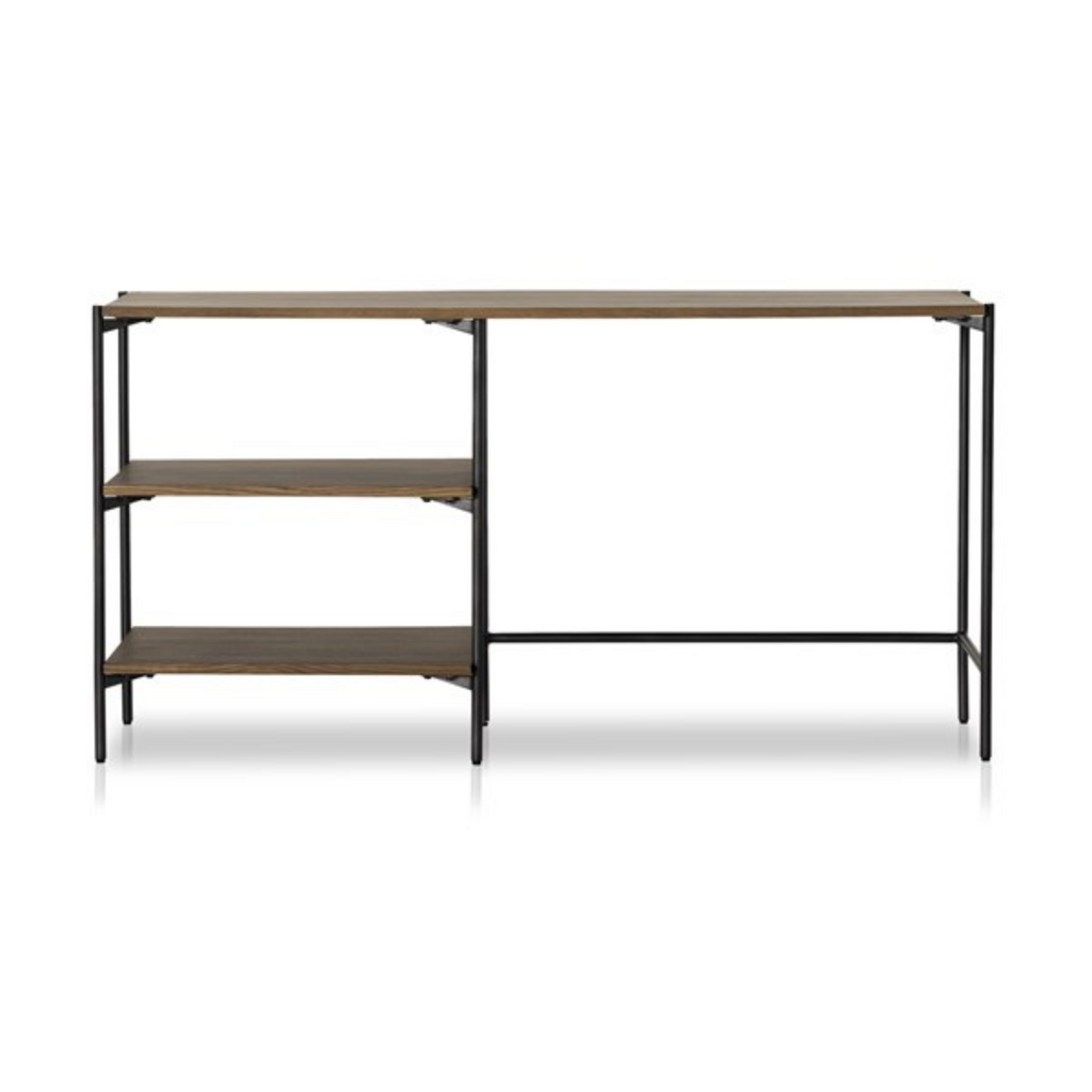 EATON MODULAR DESK WITH SHELVES - MAK & CO