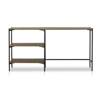 EATON MODULAR DESK WITH SHELVES - MAK & CO