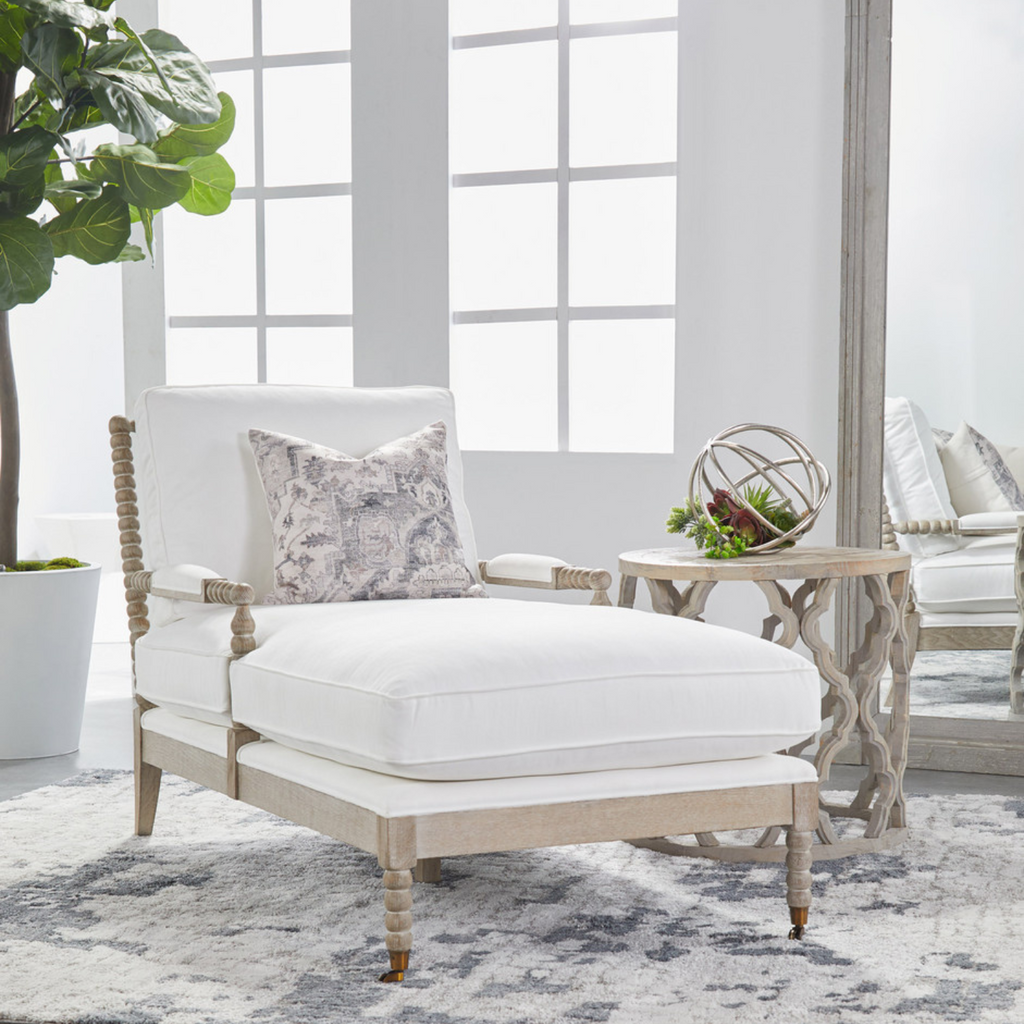 LARGE ELM WOOD END TABLE - MAK & CO