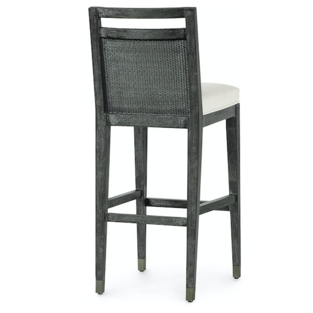 AUGUSTO 30 INCH BARSTOOL IN BLACK - MAK & CO