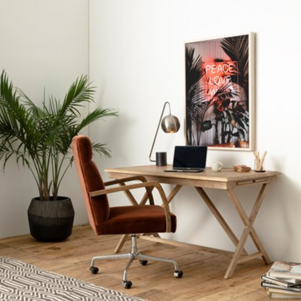 PALMA DESK IN WHITEWASH - MAK & CO