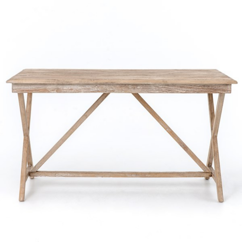 PALMA DESK IN WHITEWASH - MAK & CO