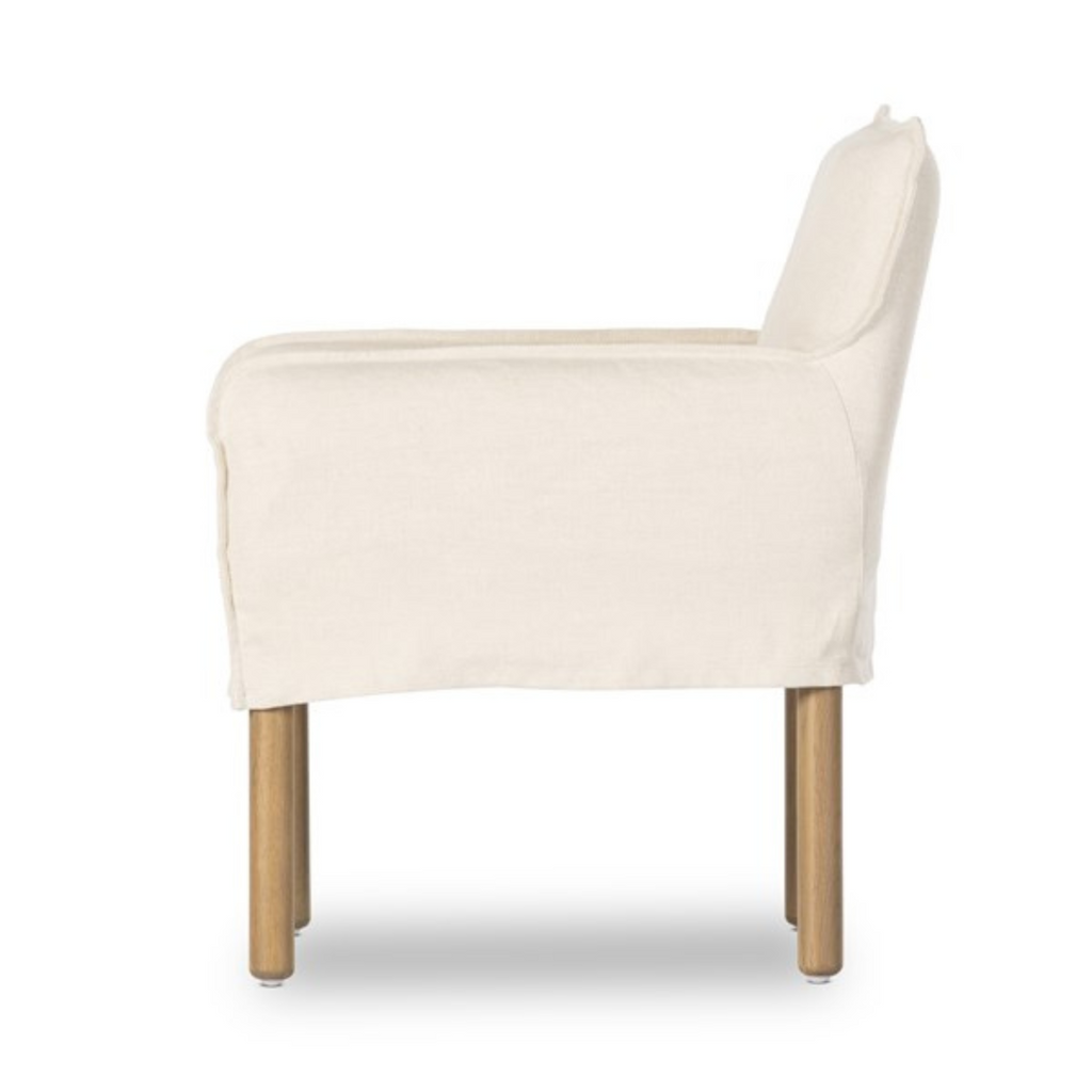 ADDINGTON SLIPCOVER DINING CHAIR - MAK & CO