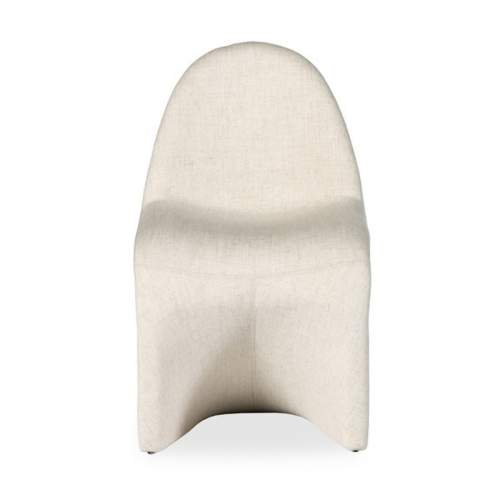 BRIETTE DINING CHAIR IN WHITE - MAK & CO