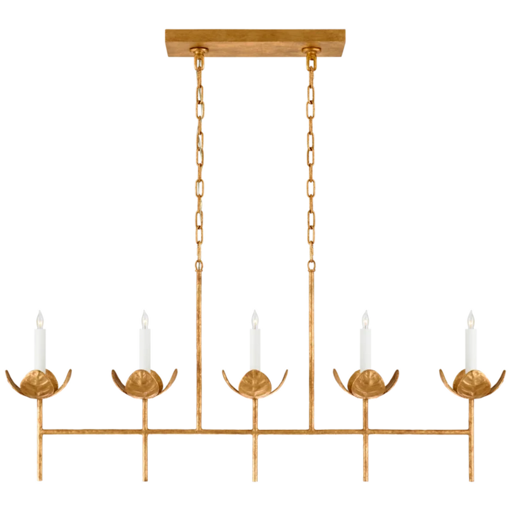 ILLANA LARGE LINEAR CHANDELIER - MAK & CO