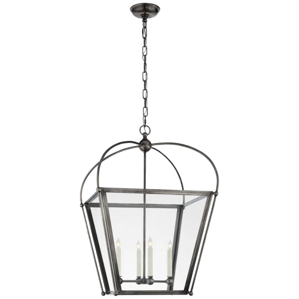 RIVERSIDE MEDIUM SQUARE LANTERN - MAK & CO