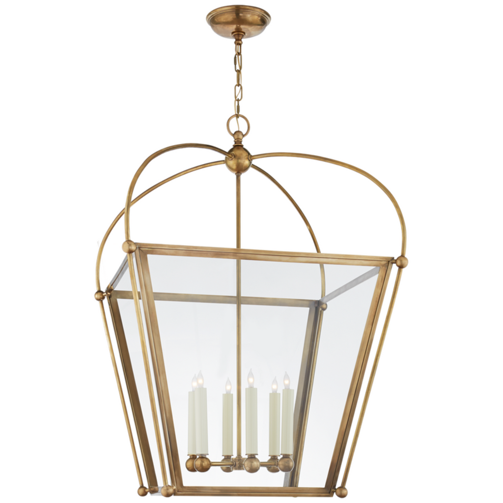 RIVERSIDE LARGE SQUARE LANTERN - MAK & CO