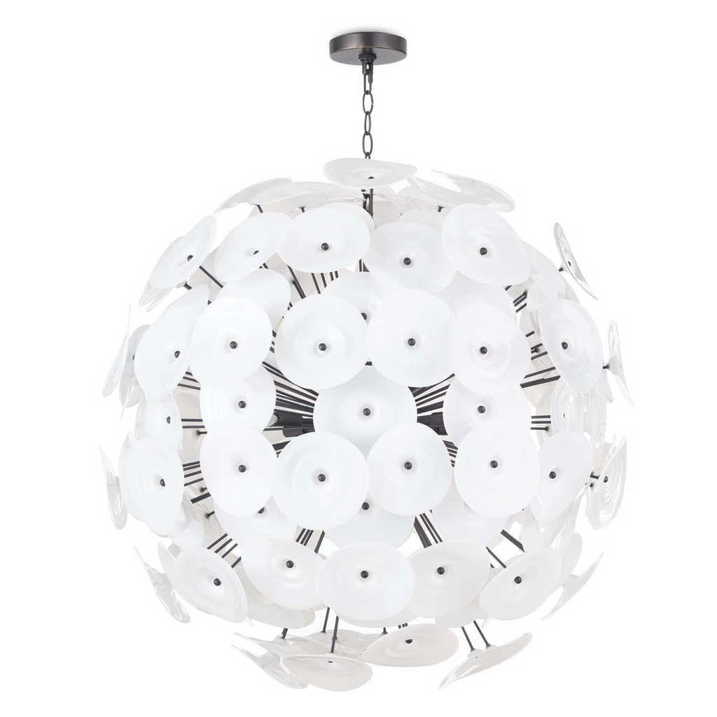 POPPY GLASS CHANDELIER - MAK & CO