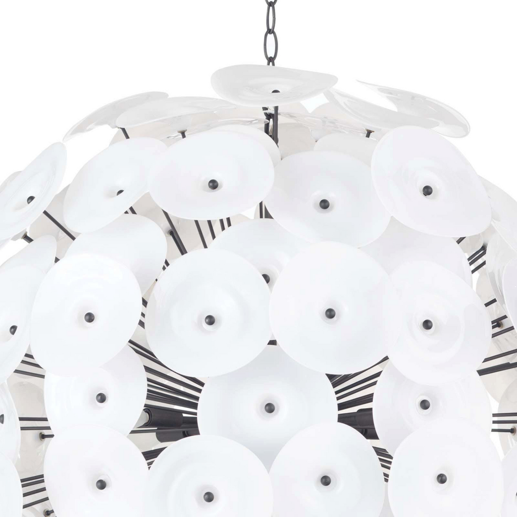 POPPY GLASS CHANDELIER - MAK & CO