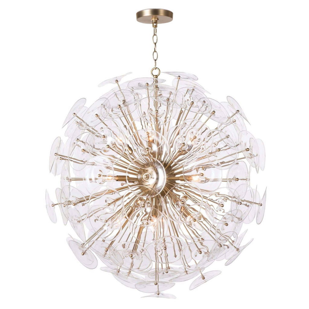 POPPY GLASS CHANDELIER - MAK & CO