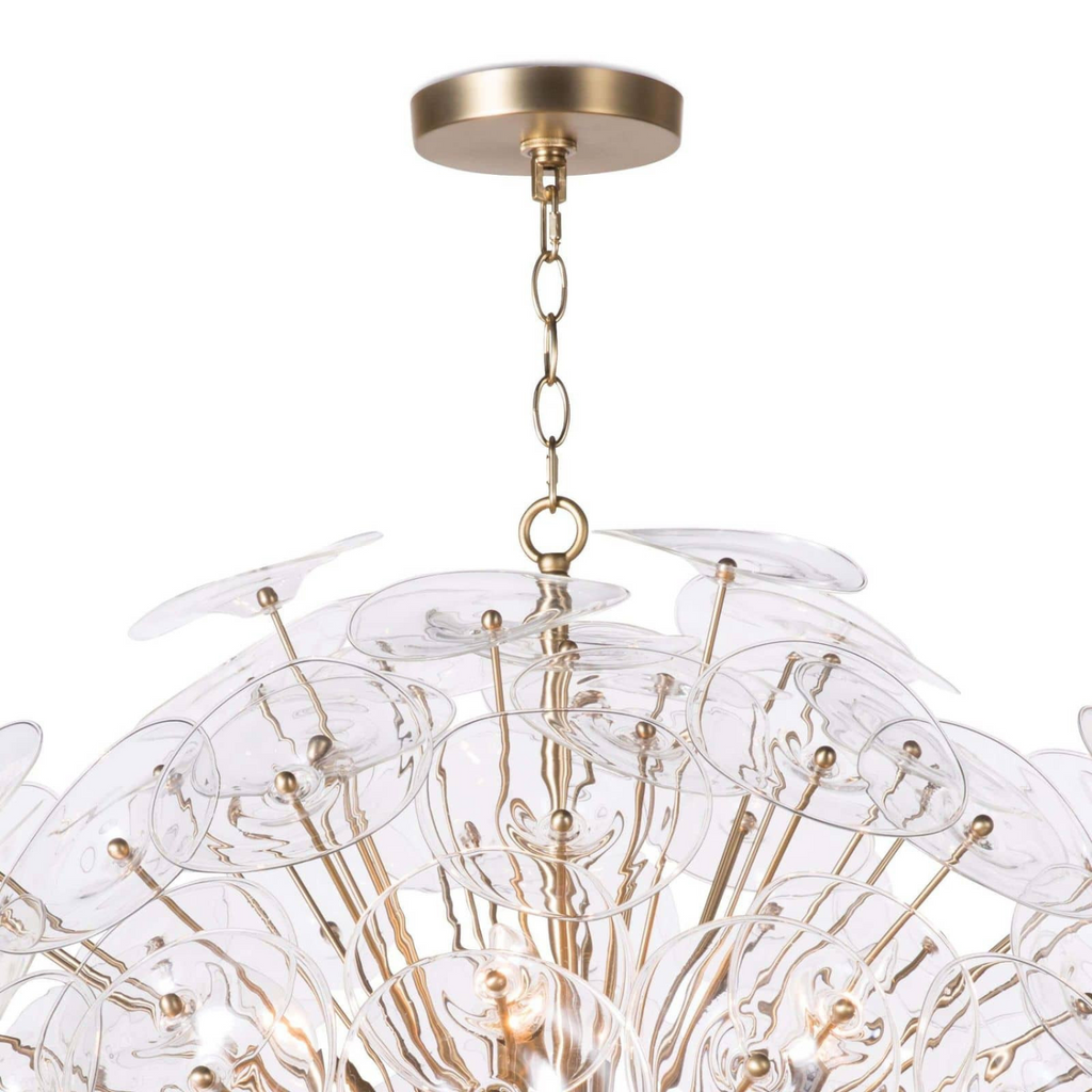 POPPY GLASS CHANDELIER - MAK & CO