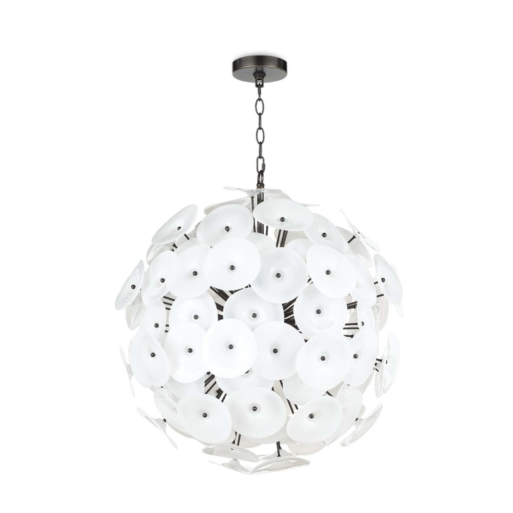 POPPY GLASS CHANDELIER - MAK & CO