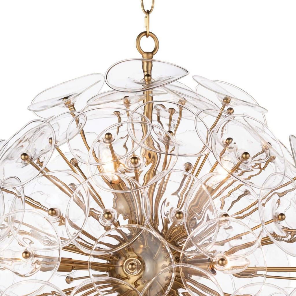 POPPY GLASS CHANDELIER - MAK & CO