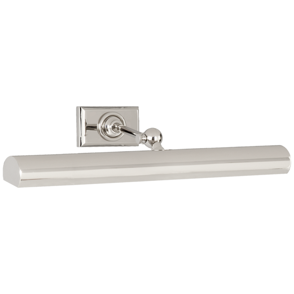 CABINET MAKER'S PICTURE LIGHT IN POLISHED NICKEL - MAK & CO