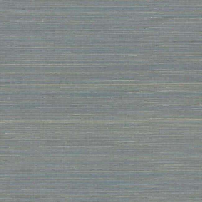 ABACA WEAVE WALLPAPER IN BLUE - MAK & CO