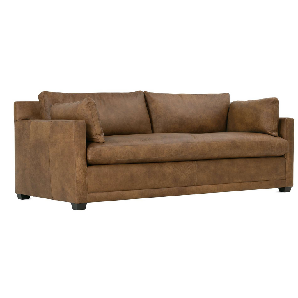 SERENA 88" LEATHER SOFA - MAK & CO