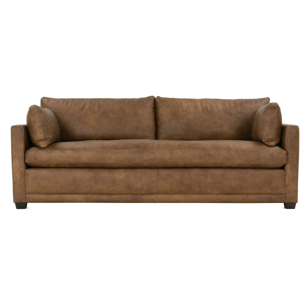 SERENA 88" LEATHER SOFA - MAK & CO