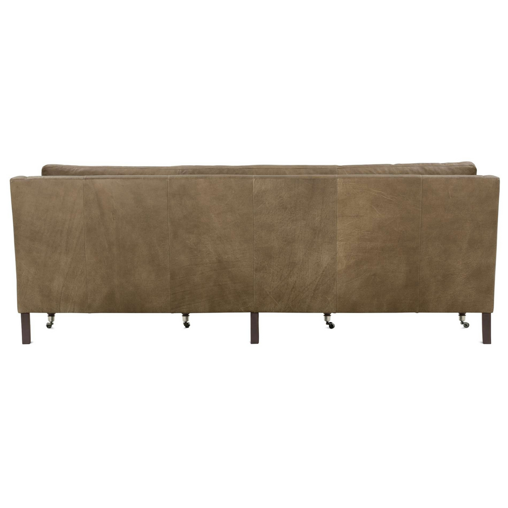 MADDIE 90" LEATHER SOFA - MAK & CO