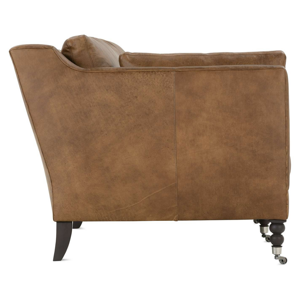 MADDIE 90" LEATHER SOFA - MAK & CO