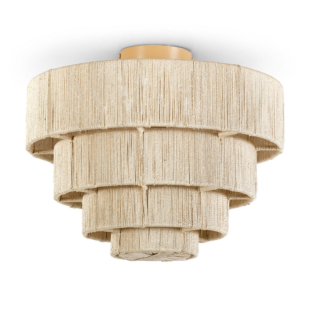 ARUNDEL FLUSH MOUNT IN NATURAL - MAK & CO