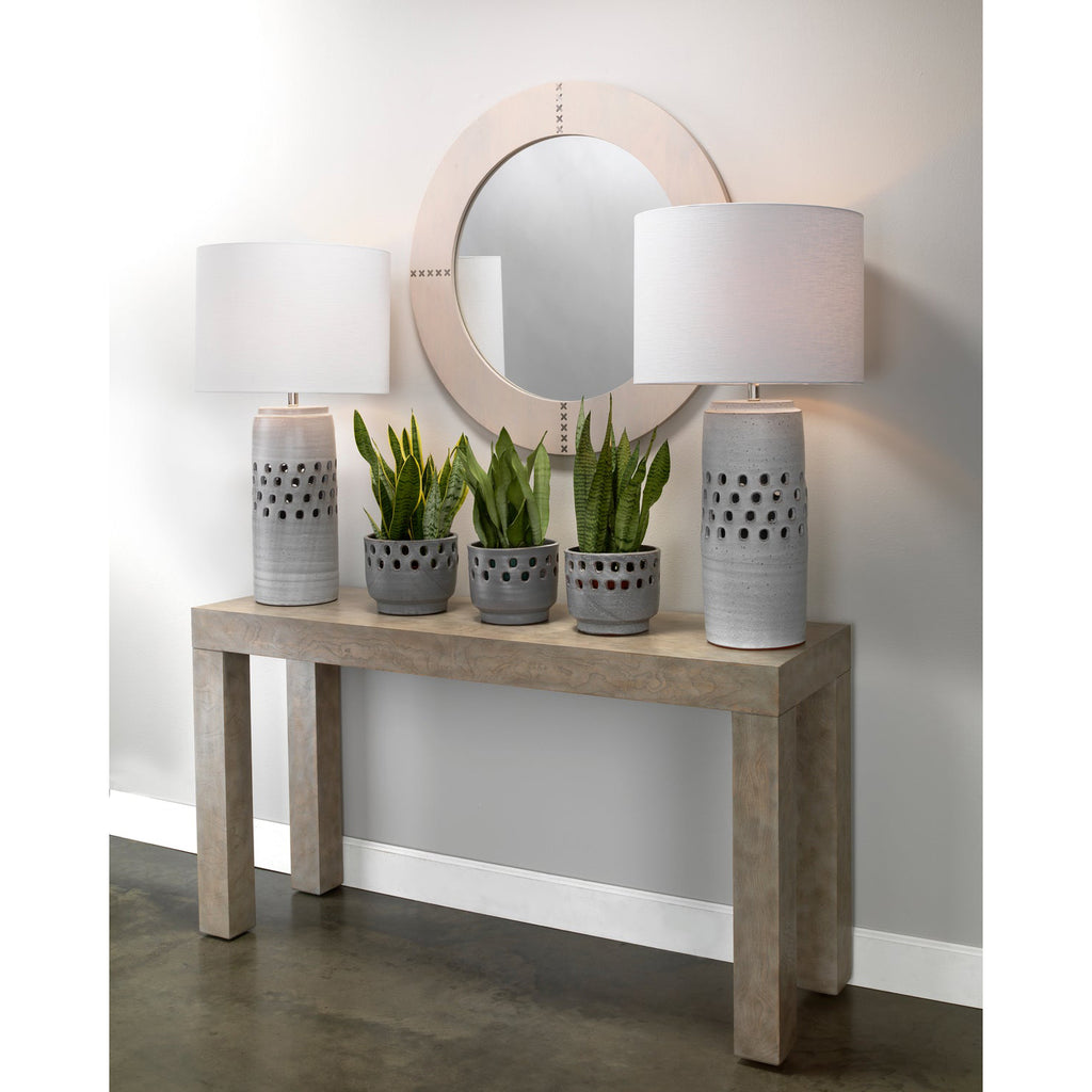 ASPEN MIRROR IN WHITE HYDE - MAK & CO