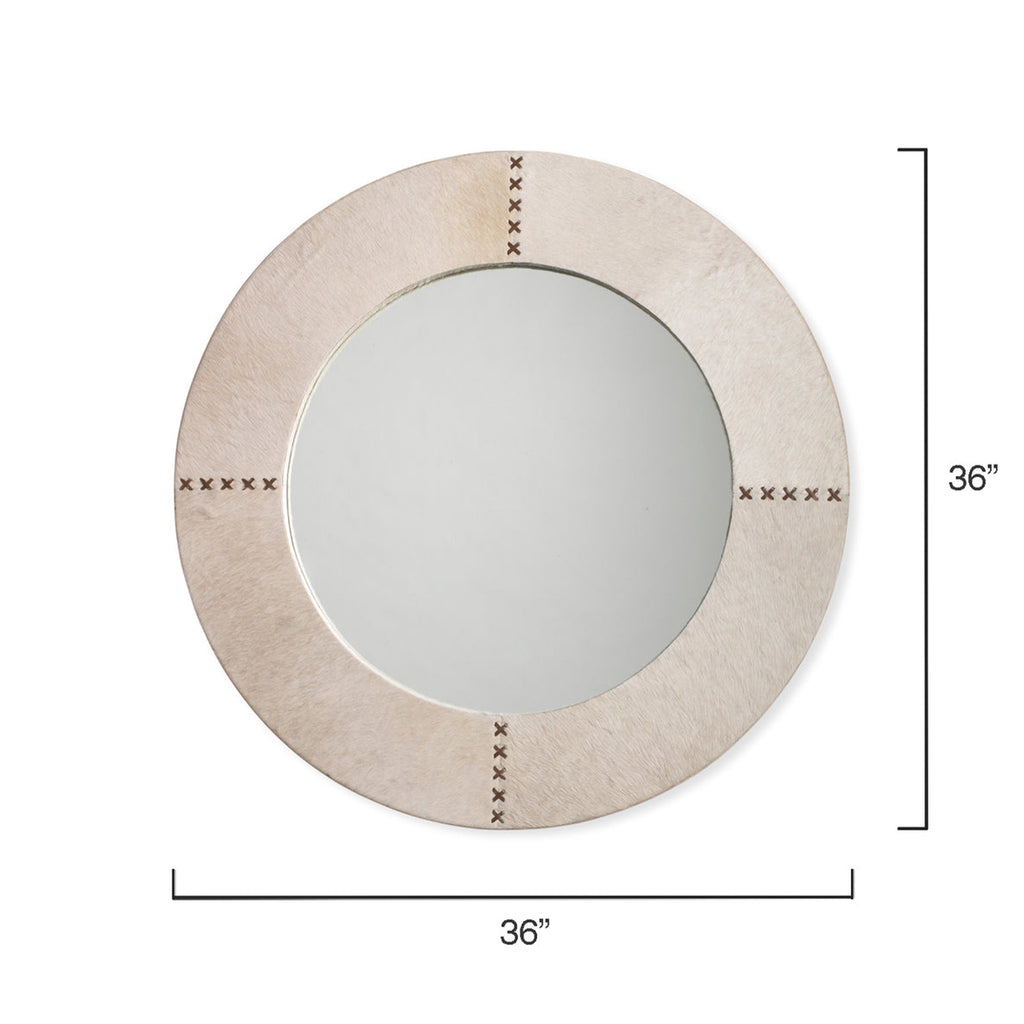 ASPEN MIRROR IN WHITE HYDE - MAK & CO