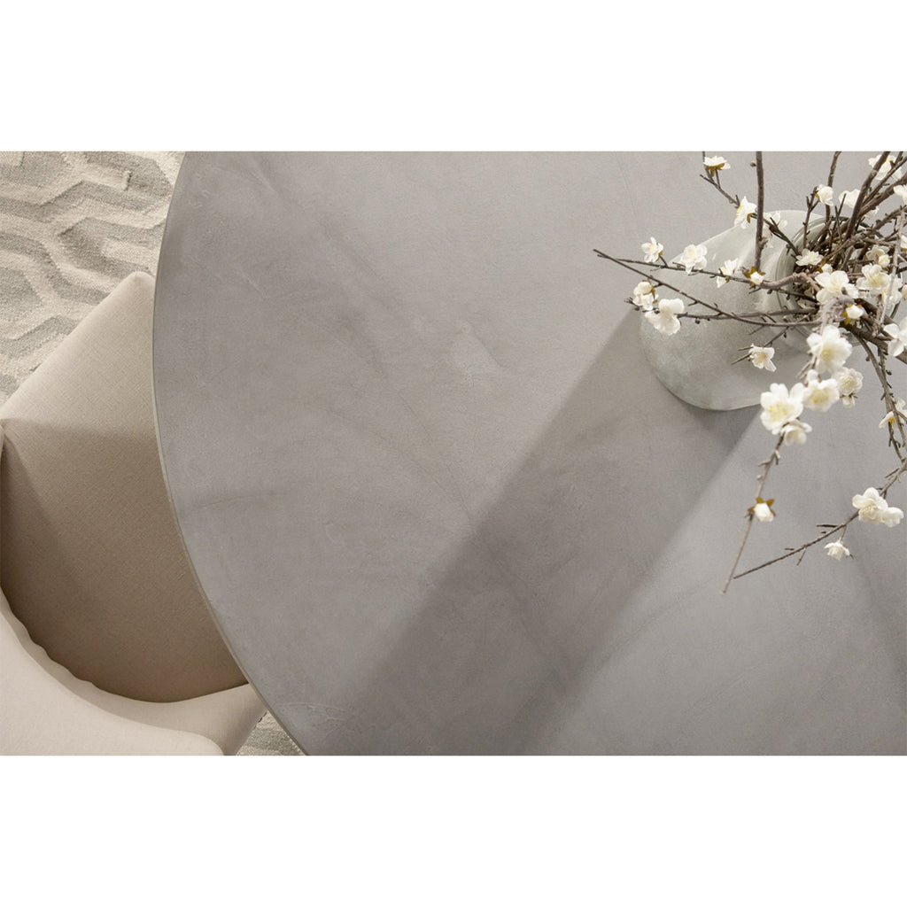 ROUND CONCRETE TOP TABLE - MAK & CO