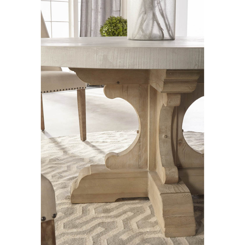 ROUND CONCRETE TOP TABLE - MAK & CO