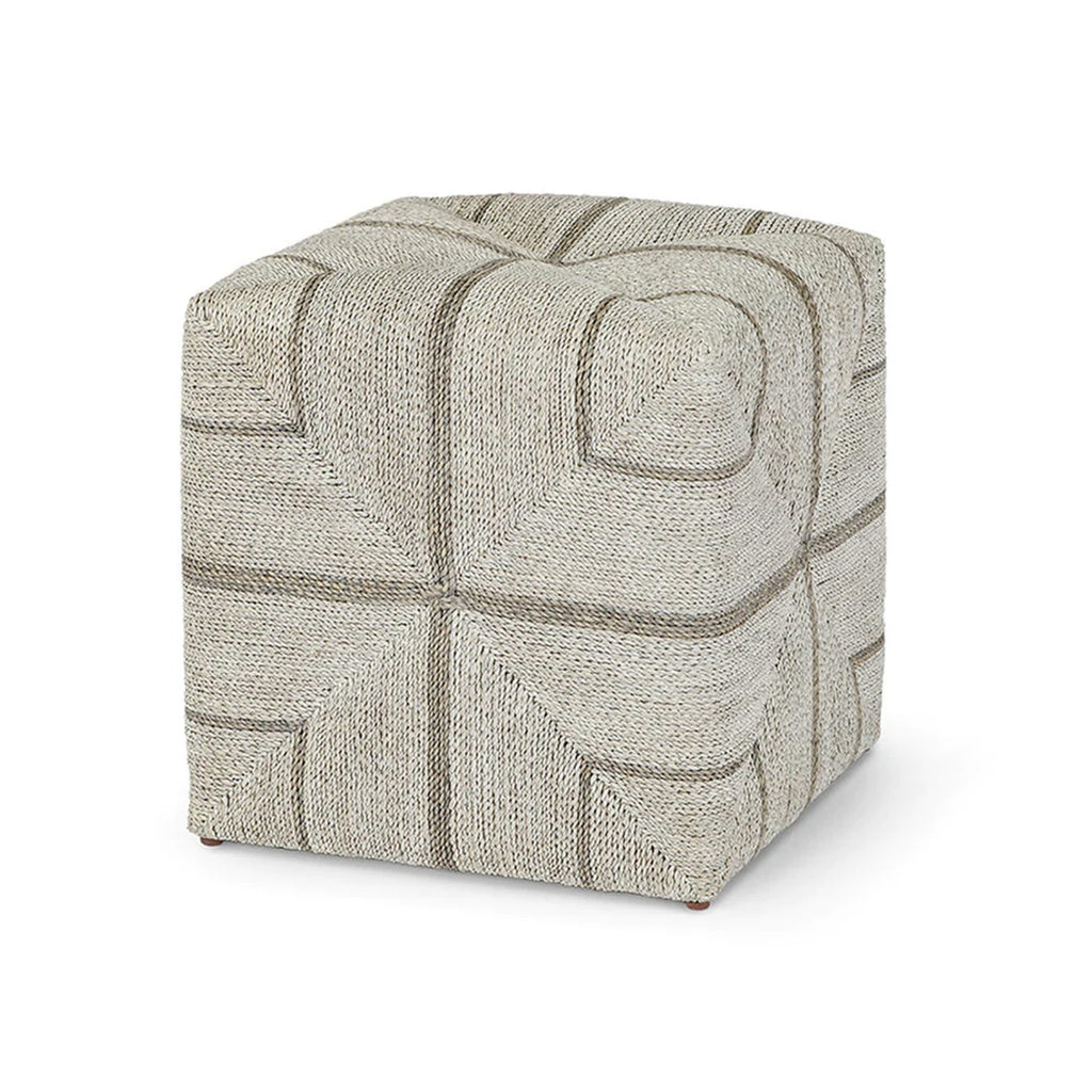 DARIEN SQUARE OTTOMAN - MAK & CO