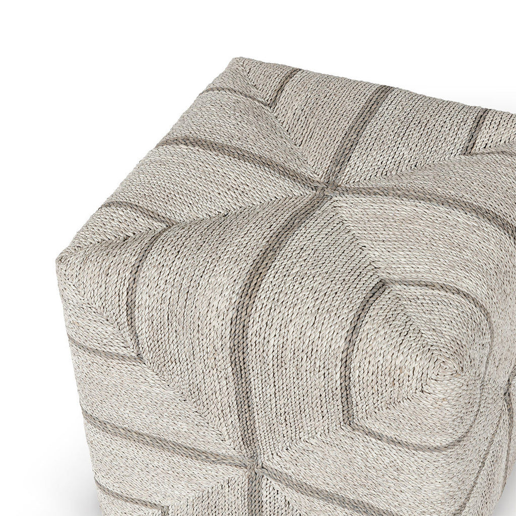 DARIEN SQUARE OTTOMAN - MAK & CO