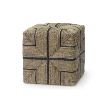 DARIEN SQUARE OTTOMAN - MAK & CO