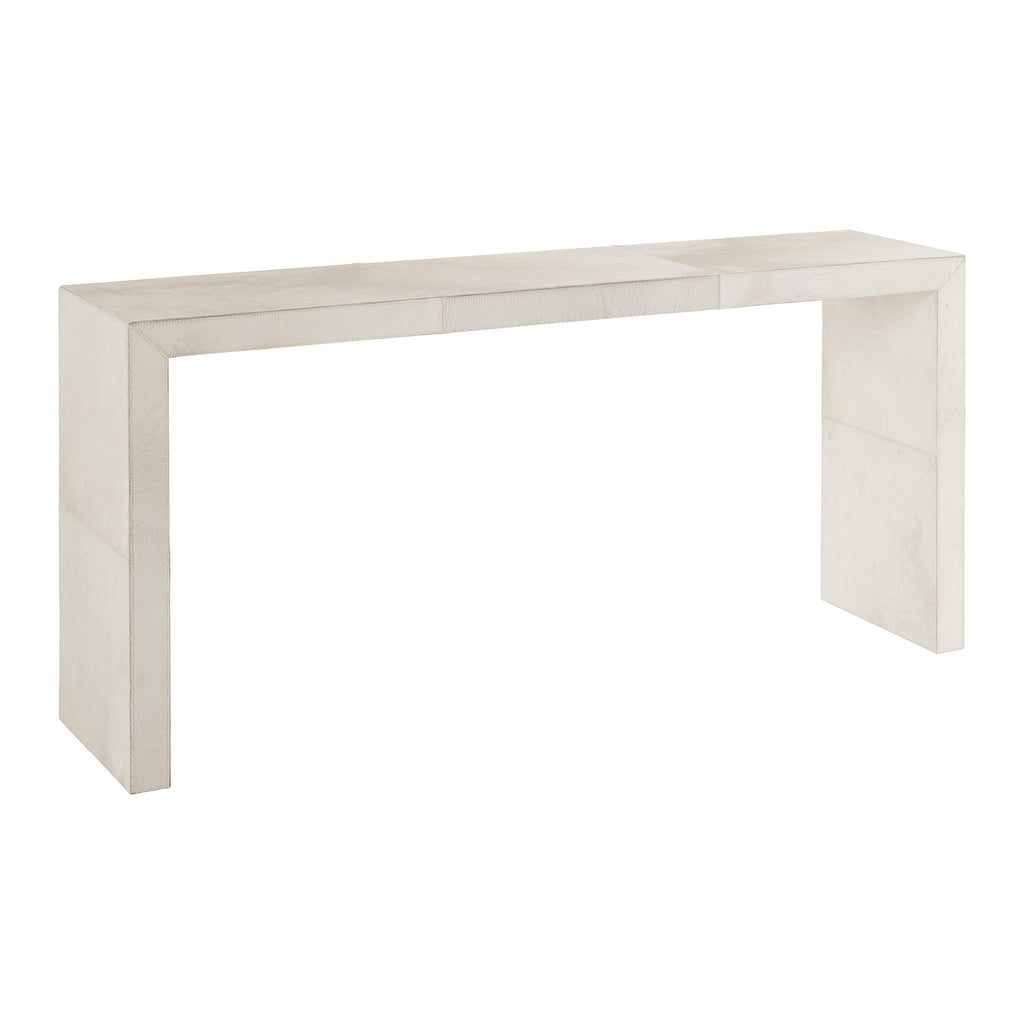 HAIR ON HIDE CONSOLE TABLE - MAK & CO