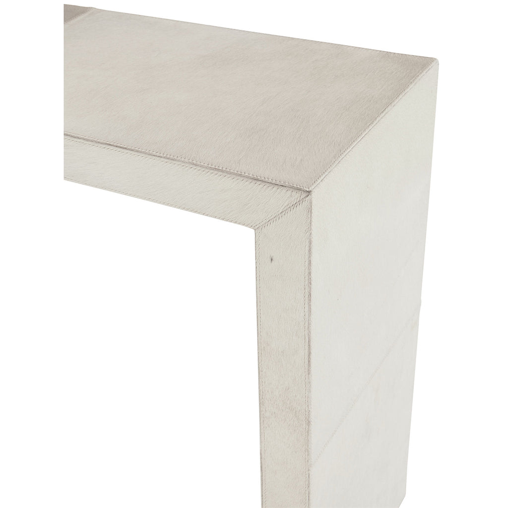 HAIR ON HIDE CONSOLE TABLE - MAK & CO